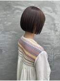 首元スッキリ×ミニボブ