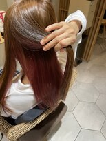アンファン(Hair Salon enfantsアンファン)&nbsp;インナーピンクカラー