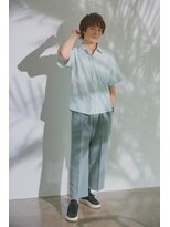 簡単スタイリングのラフメンズショート　刈り上げなし　自由が丘