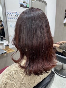 ヘアアンドメイク 心座(hair&make) 愛され暖色カラー