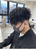 前下がりツイスパ