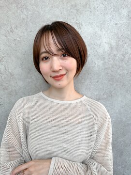 ジョエミバイアンアミ(joemi by Un ami) 【joemi】大人ガーリーチョコレートナチュラルショート(小倉太郎