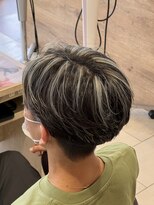 アース 佐世保早岐店(HAIR&MAKE EARTH) ワンブリーチホワイトメッシュ