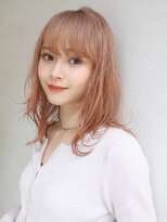 ブゾン(buZon)&nbsp;【buZonブゾン】コーラルピンク×ニュアンスパーマ