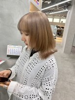 ヘアサロン ドット トウキョウ カラー 町田店(hair salon dot. tokyo color) 黒髪/グレーベージュ/レイヤーロング/前髪パーマ/ウルフ/町田