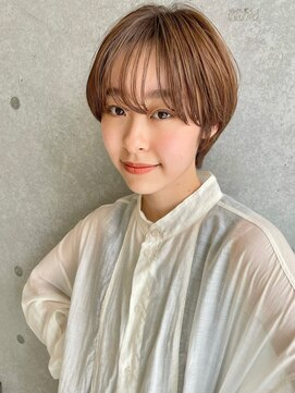 アッシュ 笹塚店(Ash) グレーベージュ/斜めバング/フレンチガーリー/ネイビー[笹塚]