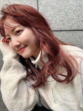 フリティ 大阪西梅田店(friity) ベージュインナーカラーショートボブレイヤーミディアム前髪