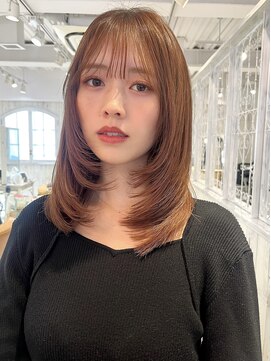 レイラバイアフロート 吉祥寺(Lila by afloat) レイヤーカット/たっぷりレイヤー/ショコラベージュ