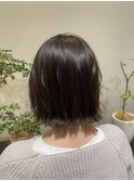 切りっぱなしボブ