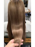 極艶カラー×バイカルテ髪質改善