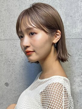 オーブヘアー ジュン 鹿屋店(AUBE HAIR june) ナチュラル外ハネボブ/20代30代40代/外ハネ
