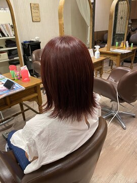 ドラマチックヘア 南越谷店(DRAMATICHAIR) 艶感外ハネレイヤー