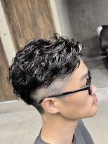 フイ 自由が丘(men's salon Hui)&nbsp;ハイトーンカラー/マッシュパーマ/アースカラー/men's/