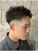 波巻きスパイラルパーマツイストスパイラルパーマシャドウパーマ