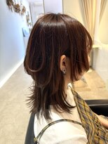 クオレア(CUOREA)&nbsp;カシスブラウン×ウルフ姫カット小顔レイヤー