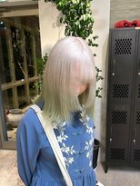 ヲタク(wotaku.)&nbsp;ミントグリーンデザインカラーハイトーンブリーチトリプルカラー