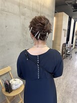 ヘアセット/シニヨン/パーティーヘア/小顔/学割
