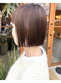 髪質改善20代30代40代大人ガーリーココアベージュ 暗めカラー