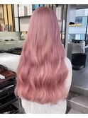 13560ブリーチ＆ダブルカラー韓国レイヤーラベンダーピンク
