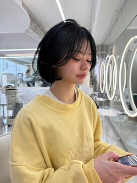 ガガ 心斎橋(GAGA) 韓国/ハイトーンカラー/ワンホンヘア/レイヤーカット/髪質改善