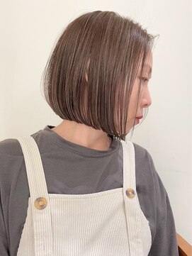 ネイロ バイ ジルブラン 葛西(NeiRo by JIL BLAN) 葛西ハイライト白髪ぼかしショートボブ小顔カットレイヤーカット