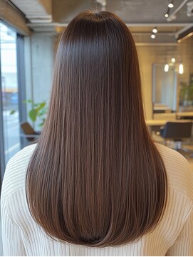 エレノア 藤沢(Eleanor) 【縮毛矯正×艶ロング】乾かすだけでまとまる美髪ストレート