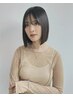 【石川指名限定】似合わせボブカット＋髪質改善ストレート￥25,000