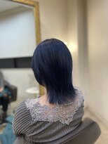 ヘアサロン リボーン(Hair salon Reborn)&nbsp;ウルフ×ネイビーブルー