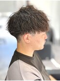 メンズマッシュ縦落ちツイストスパイラルパーマ群馬高崎眉毛韓国
