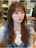 レイヤー内外ミックス顔周りカット髪質改善透明感カラー20代30代