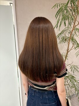 クム 横浜(qumu) 暖色ベージュ × 髪質改善