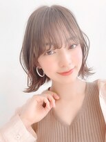 ネイロ 錦糸町(NeiRo)&nbsp;魅力倍増カールセミディシアーカラーダークアッシュショートヘア