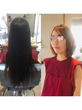 リル おもろまち店(Lille) Lille那覇おもろまち/インナーカラー／ミディアムレイヤー