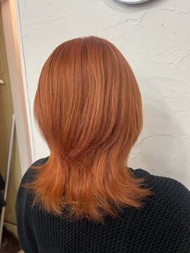 アジールヘア 北千住駅西口店(agir hair) オレンジカラー/kitasenju