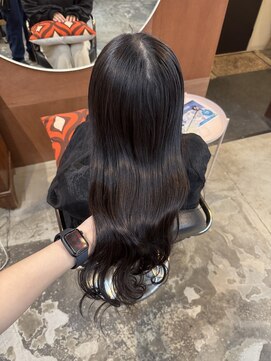 チャプター 問屋町(chapter) ケアカラー髪質改善バイカルテトリートメントレイヤーカット韓国