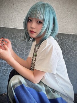 ネハス 名古屋栄店(nehus.) ブリーチ/クラゲヘアー/小顔に見せるヘア/ココアベージュ