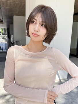 ガーデン 渋谷(GARDEN) 小顔大人ボブ暗めカラーミディアムデザインカラー