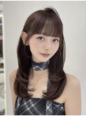 ☆Beige×ミディアムレイヤースタイル☆【Aｍi】