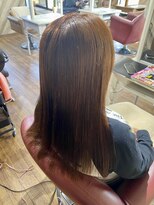 ルネッサンスヘアー ラファエロ(RAFFAELLO)&nbsp;艶々グレーカラー　オレンジベージュ　明るい白髪染め　艶カラー