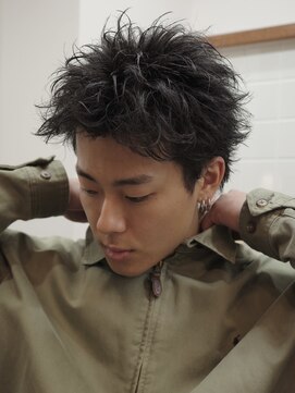 ショート×ニュアンスパーマ