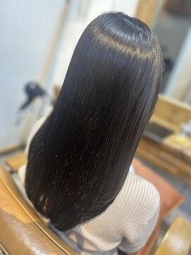 ニューラインギンザ(New-Line 銀座) グレージュロングスタイル　髪質改善