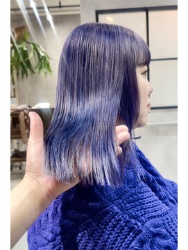 クラシカ(classika) 切りっぱなしロブ×ブルーラベンダーカラー♪