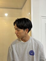 メンズカット バイ ソイクフ(メンズカット by SOY-KUFU)&nbsp;フェザーパーママッシュセンターパート