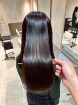 ジェコ ヴェール 祐天寺(gecko.vert) 髪質改善/ストレートロング/地毛風グレージュ