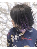 モアナ バイ ヘッドライト 松山(Moana by HEADLIGHT)&nbsp;Moana【松山】#ボブ#インナーカラー#イヤリングカラー