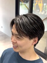 ブラック(BLACK) ナチュラルセンターパート