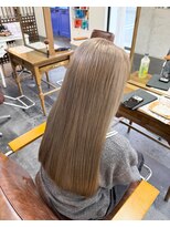 セットアップ 岡山北長瀬店(SET-UP) (イメチェン)ミルクティーベージュ×ダブルカラー