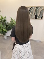 フェーディン(fa/din)&nbsp;ブリーチなしダブルカラーオリーブベージュ
