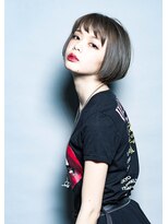 ブルー ヘアーメイク(Blue Hair Make)&nbsp;透け感カラーのグラボブ