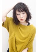 【角川裕太】暗髪切りっぱなしボブ